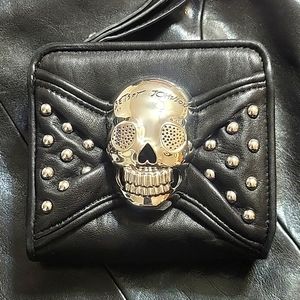 ☆Rare☆ Betsey Johnson Skull Princess wallet NWT